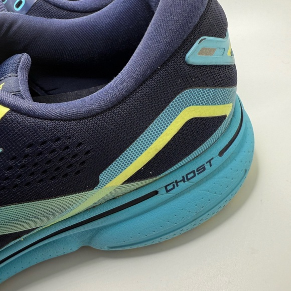 Brooks Ghost 15 Shoes Men's Size 11 Blue Sneakers Running Athletic Gym Jogging - Picture 7 of 16